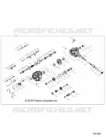 DRIVE TRAIN, PRINCIPAL GEARCASE INTERNALS