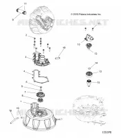 ENGINE, COOLING SYSTEM AND BOMBA DE AGUA