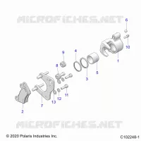 BRAKES, BRAKE PINZA FRENO DELANTERA