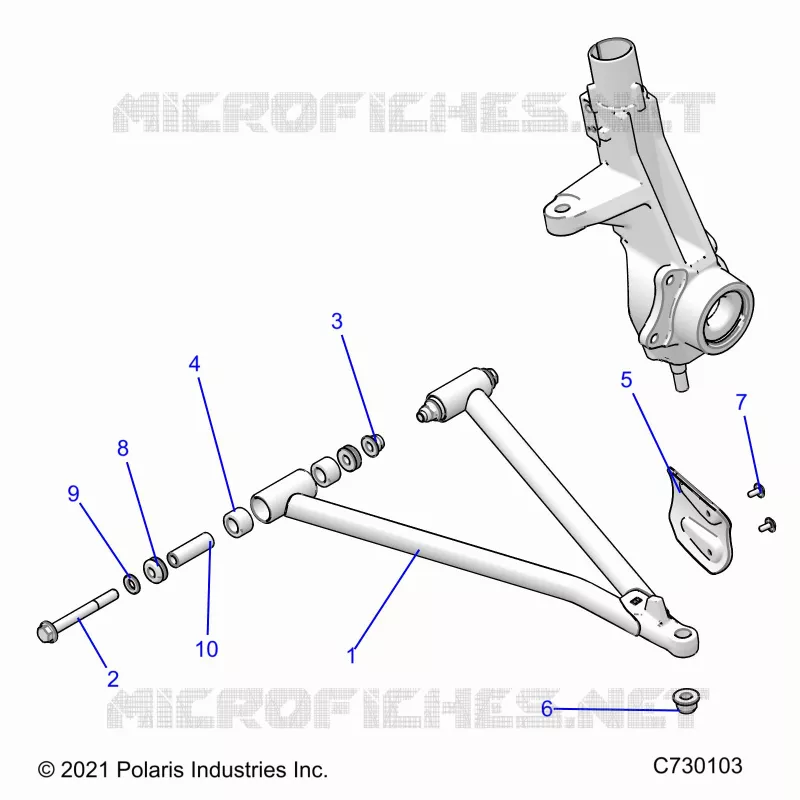 SUSPENSION, A-ARM AND PUNTAL MOUNTING