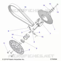 TREN, SECONDARY CLUTCH
