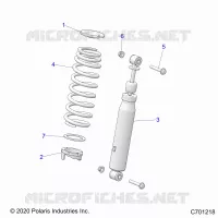 SUSPENSION, CHOQUE FRONTAL MOUNTING