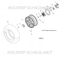 RUEDAS, FRONT AND HUB