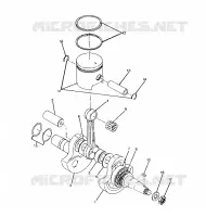 CIGUEÑAL AND PISTÓN ASSEMBLY TRAIL BLAZER / W927221 (4922852285032A)