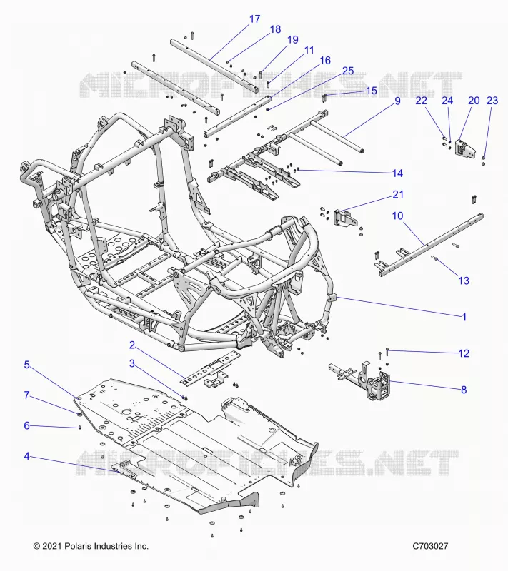 CHASSIS, MAIN FRAME AND ESQUÃD PLATES