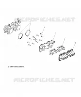 ENGINE, REED VALVE AND THROTTLE BODY ADAPTOR