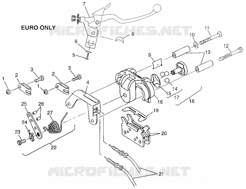 FRENO WIDETRAK GT 0972061 and EUROPEAN WIDETRAK GT E972061 (4938173817B012)