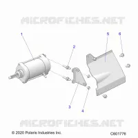 MOTOR DE ARRANQUE MOTOR/SHIELD