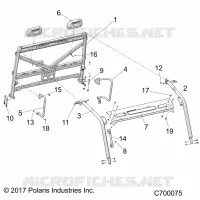 CHASSIS, CAB BASTIDOR