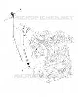 ENGINE, VARILLA DE ACEITE AND GUARD