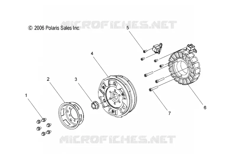 MOTOR, STATOR and VOLANTE