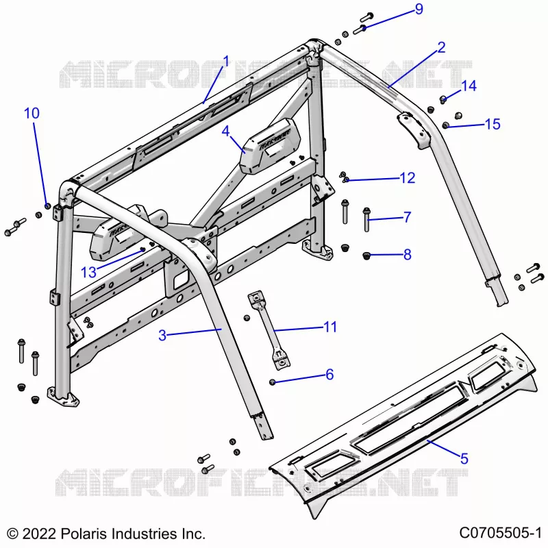 CHASSIS, CAB BASTIDOR