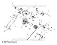 SUSPENSION, TRASERO ARM PAR (IQ)(IQ DRAGON)