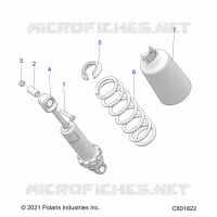 SUSPENSION, CHOQUE FRONTAL TRACK (7045714)