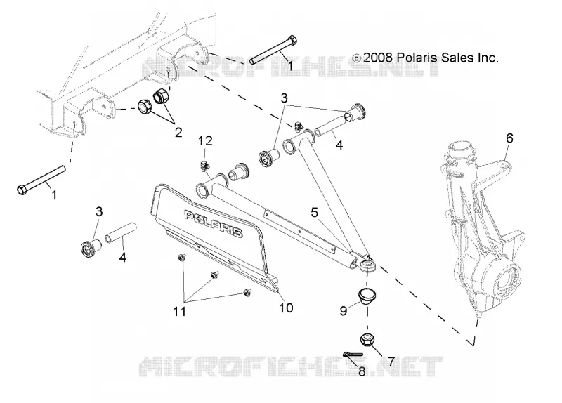 SUSPENSION, A-ARM and PUNTAL MOUNTING