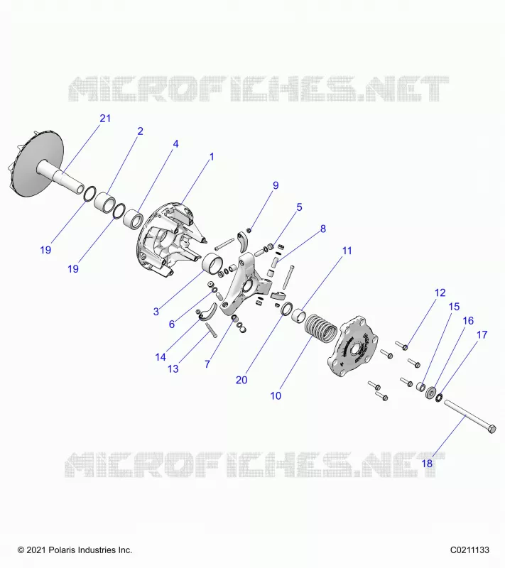 TREN, PRIMARY CLUTCH