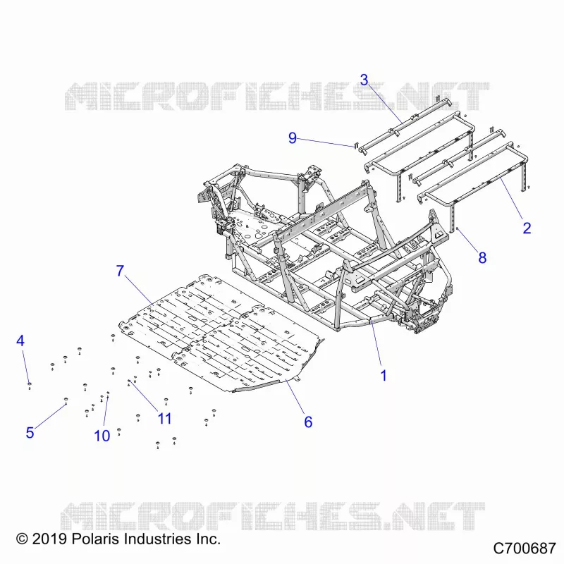 CHASSIS, MAIN BASTIDOR