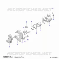 BRAKES, BRAKE PINZA FRENO DELANTERA (FROM 8/16/2021)