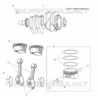MOTOR, CIGUEÑAL AND PISTÓN