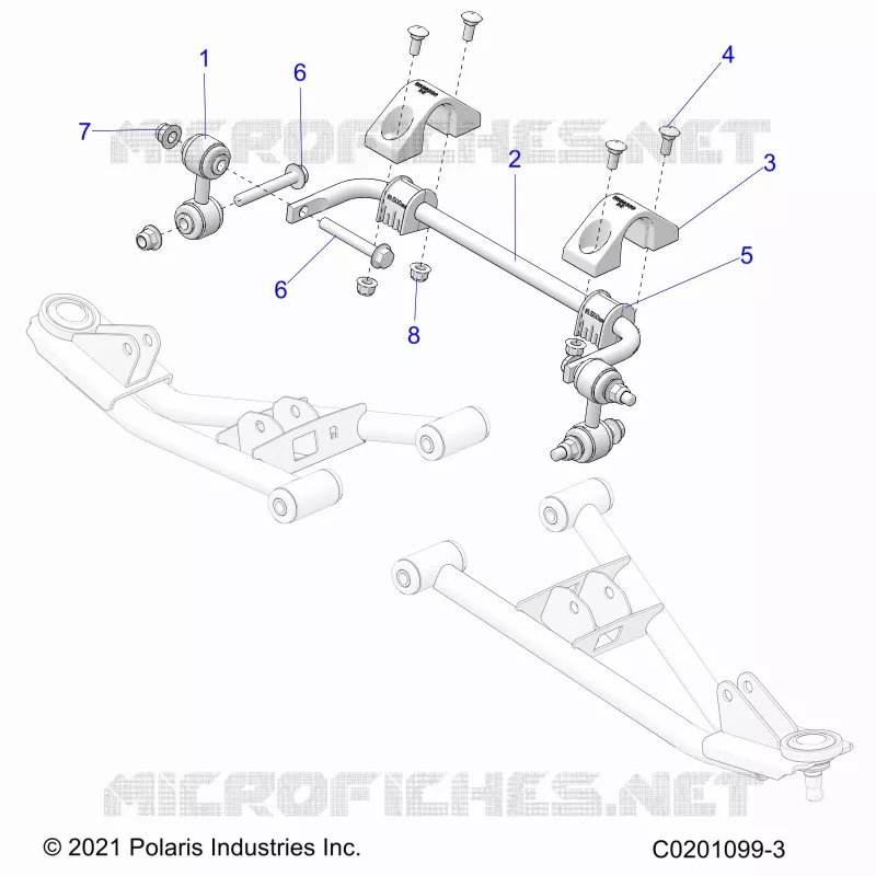 SUSPENSION, FRONT BARRA ESTABILIZADORA