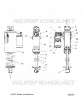 SUSPENSION, CHOQUE FRONTAL TRACK