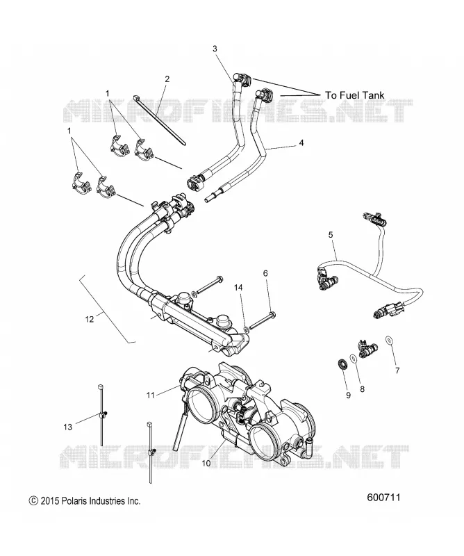 SISTEMA DE COMBUSTIBLE, RAIL, LINES AND THROTTLE BODY