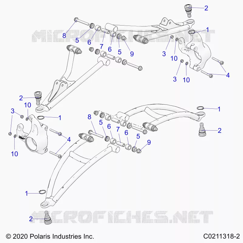 SUSPENSIÃ“N DELANTERA A-ARM MOUNTING