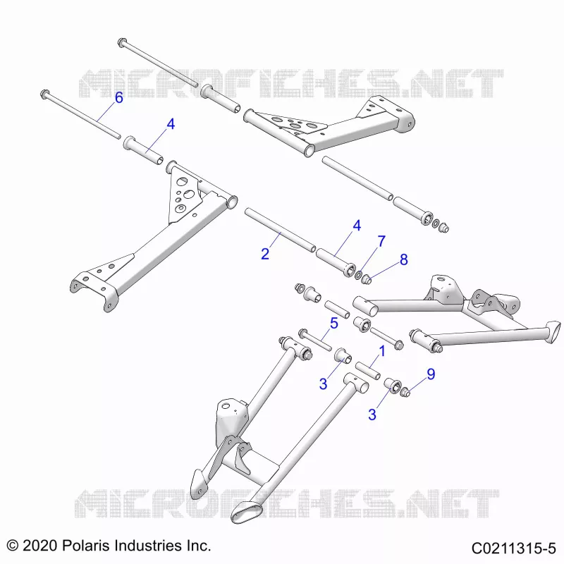 SUSPENSION TRASERA CONTROL ARM MOUNTING