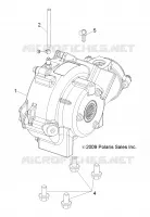 TREN, FRONT GEARCASE MOUNTING