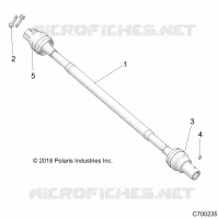 TREN, REAR PROP SHAFT