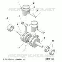 ENGINE, PISTON AND CIGUEÑAL
