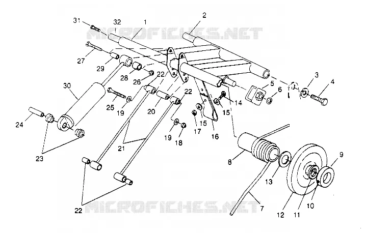 TRASERO ARM PAR 600 XCR 0951676 (4929132913B013)