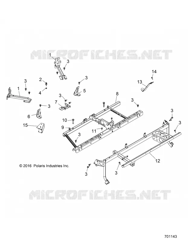 CHASSIS, MARCO PRINCIPAL MOUNTS