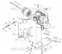 MONTAJE DEL MOTOR 440 LC 0972760 (4938353835C001)