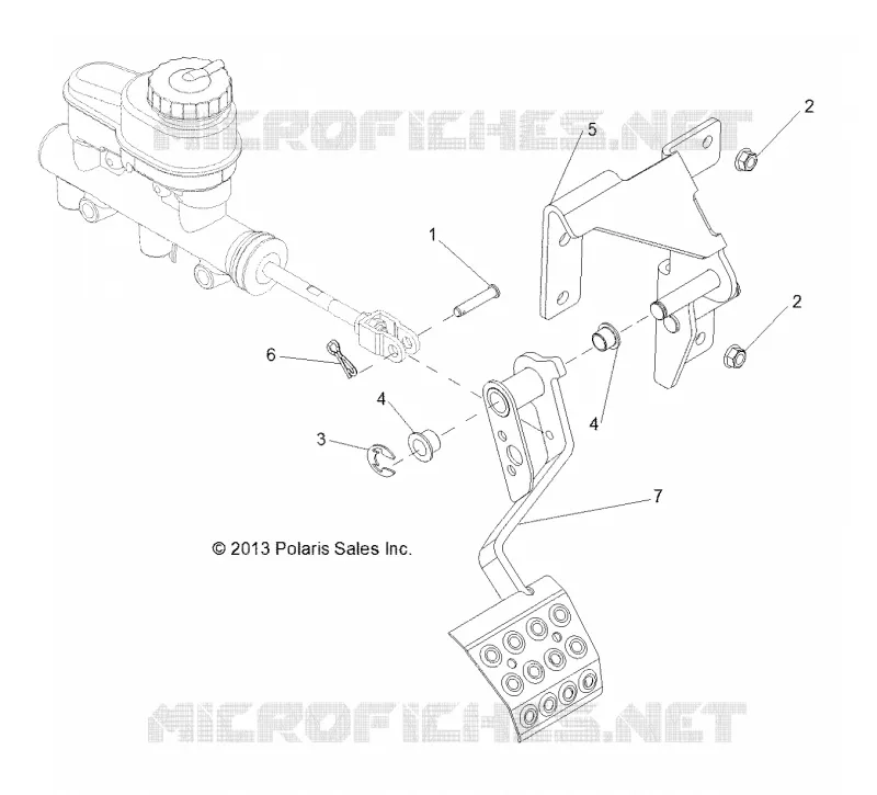 BRAKES, PEDAL AND CILINDRO MAESTRO MOUNTING