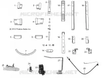 PUERTA DE HARD REPLACEMENT HARDWARE (BUILT 9/02/13 AND AFTER)