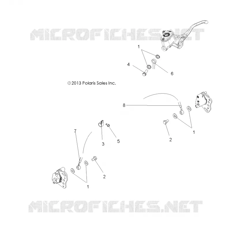 FRENO FRONTAL BRAKE LINES