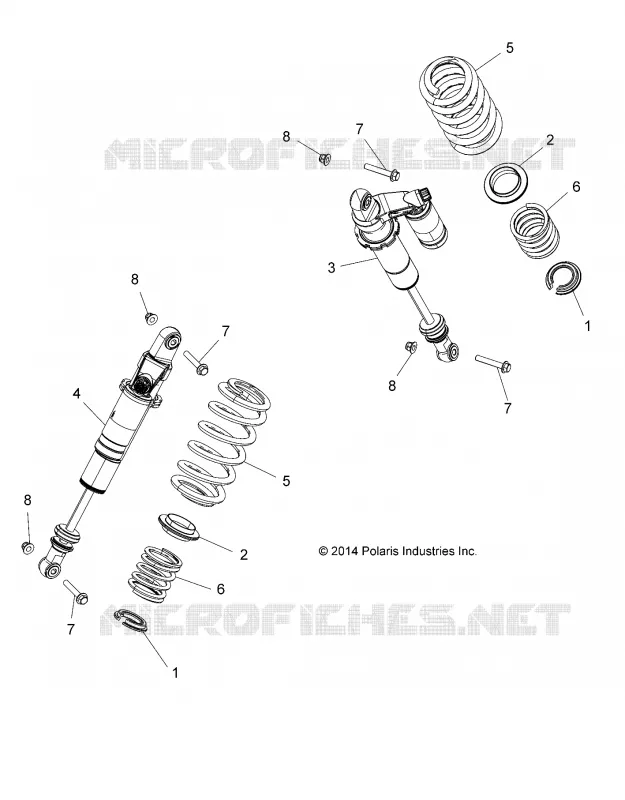 SUSPENSION TRASERA SHOCK MOUNTING