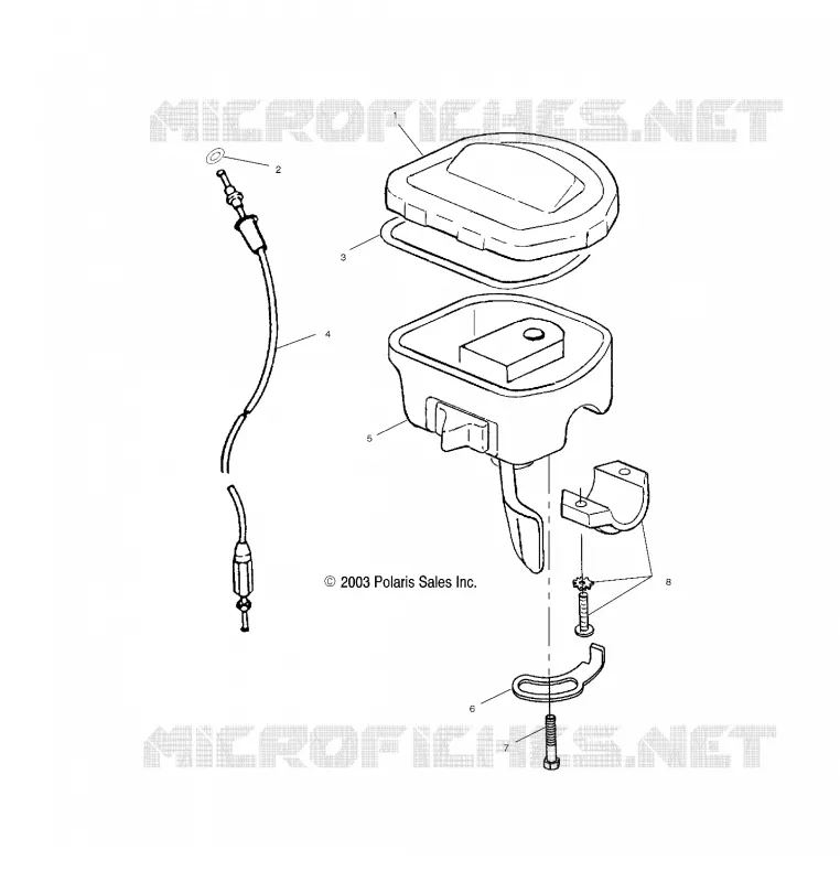 CONTROLES/ACELERADOR ASM/CABLE