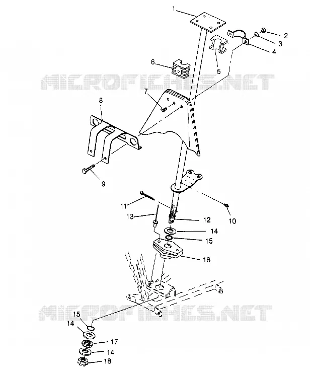 CONJUNTO DE DIRECCIÓN POSTAL  2x4 400L W957540 (4930093009B005)