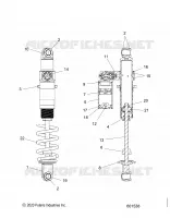 SUSPENSION, SHOCK TRASERO TRACK