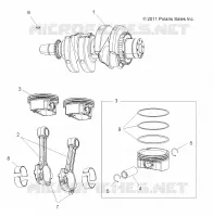 MOTOR, CIGUEÑAL AND PISTÓN