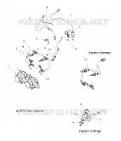 SISTEMA DE COMBUSTIBLE, RAIL, LINES AND CUERPO DE MARIPOSA