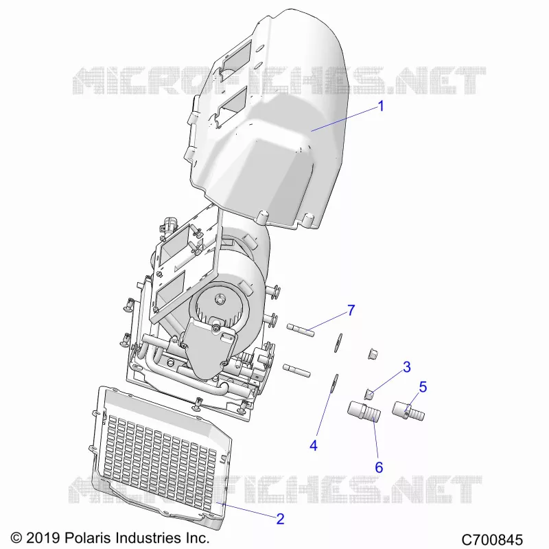 TABLERO, HEATER ASSEMBLY