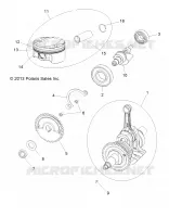 MOTOR, CIGUEÑAL, PISTON AND BALANCE SHAFT