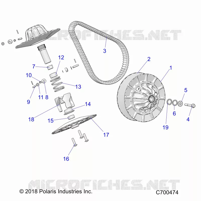 TREN, SECONDARY CLUTCH