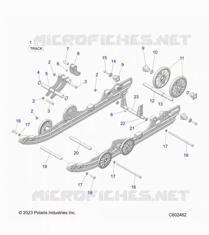 SUSPENSION TRASERA AND TRACK