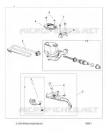FRENO FRONTAL BRAKE LEVER AND MASTER CYLINDER