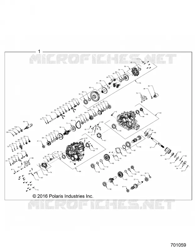 TREN, MAIN GEARCASE INTERNALS