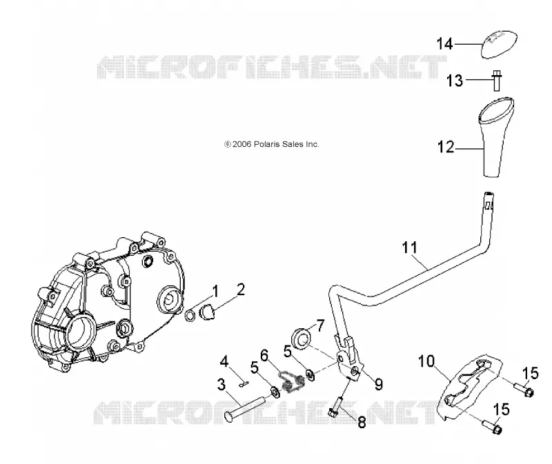 TREN, TRANSMISSION SHIFT LEVER